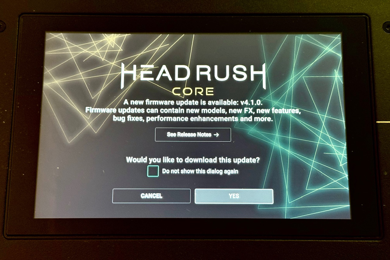 Headrush Core 4.1.0